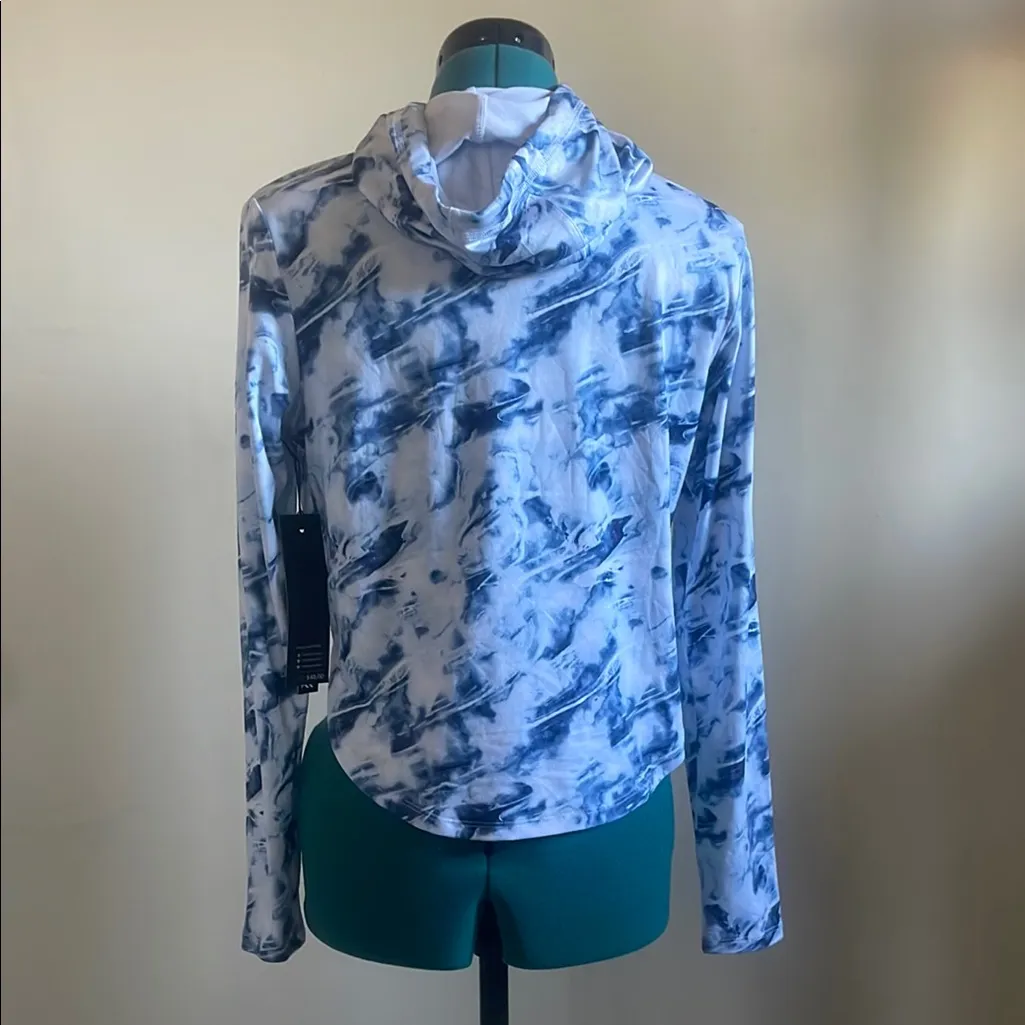 Kyodan Navy and White Tie-Dye Pullover - Image 2