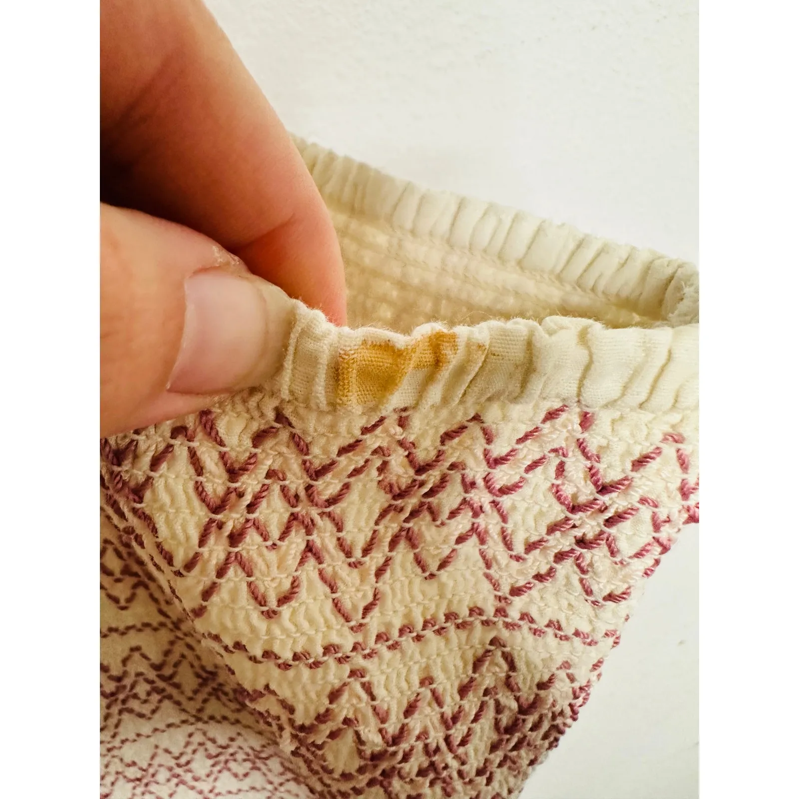 SPLENDID Women's White Pink Cotton Colorful Trim Riviera Maxi Dress Size XL - Image 9