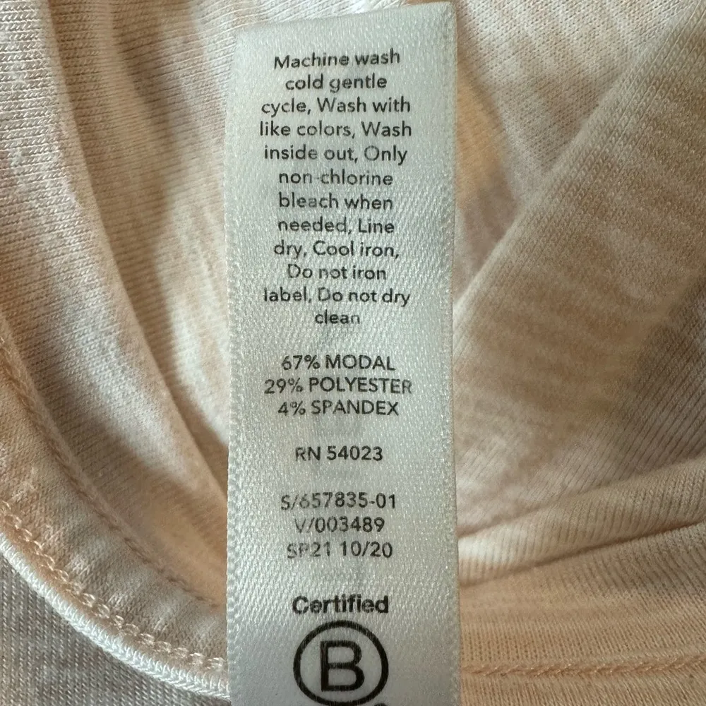 Athleta Cloudlight Stratus Tee Size 1X Ballerina Pink Stripe - Image 8