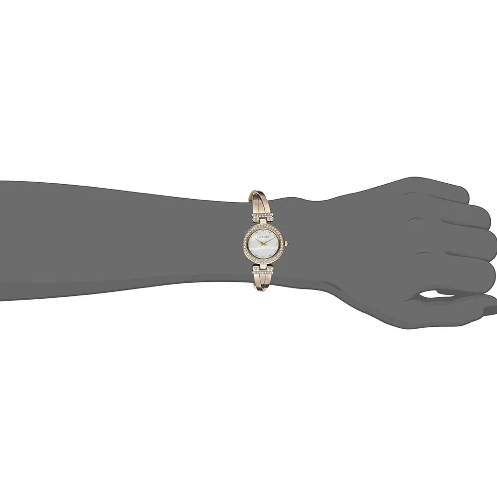 Anne Klein Gold Women's Watch and Bracelet Set - Image 5