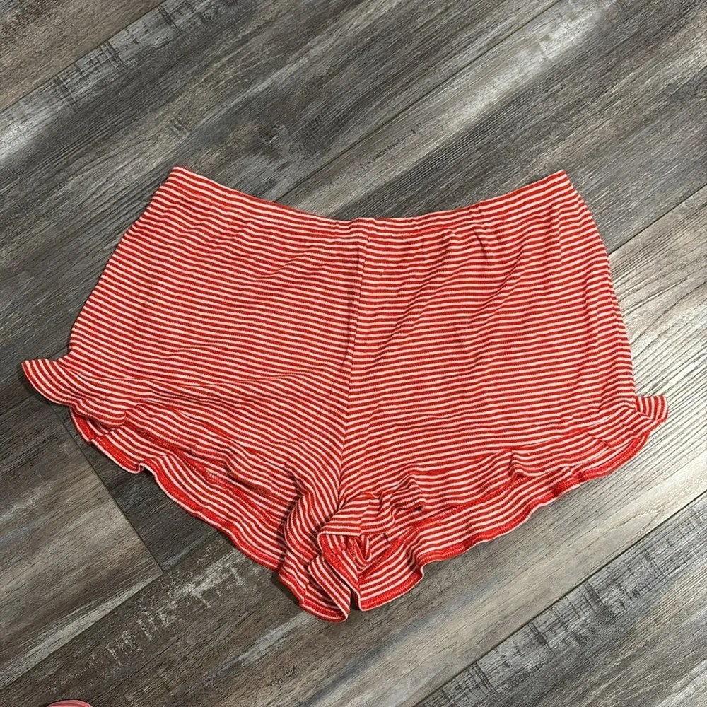 Madewell Ruffle-Hem Pajama Shorts - Image 3