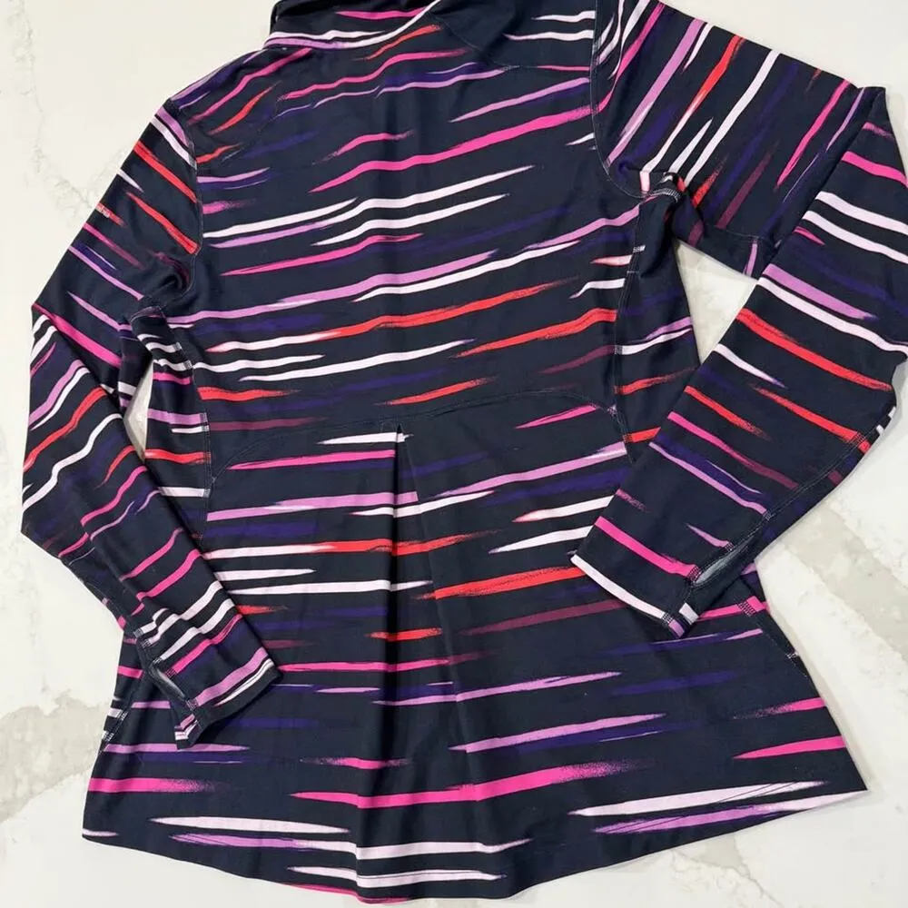 Columbia Omni Wick Half Zip Athletic Pullover Top Women's Size Medium Black/Pink - Image 6