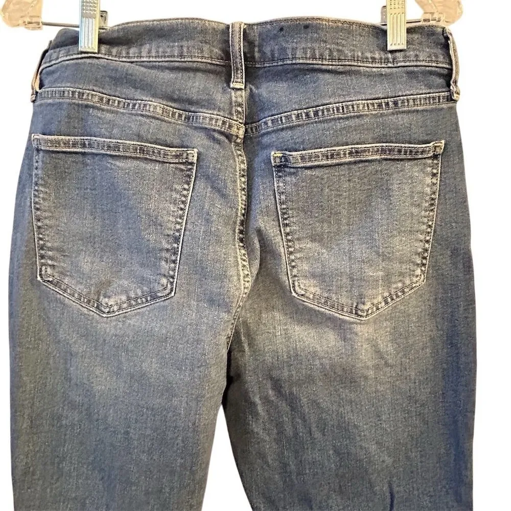 Gap Women's High Rise Kick Fit Flared Jeans Blue Size 32 waist size 14 - Image 6