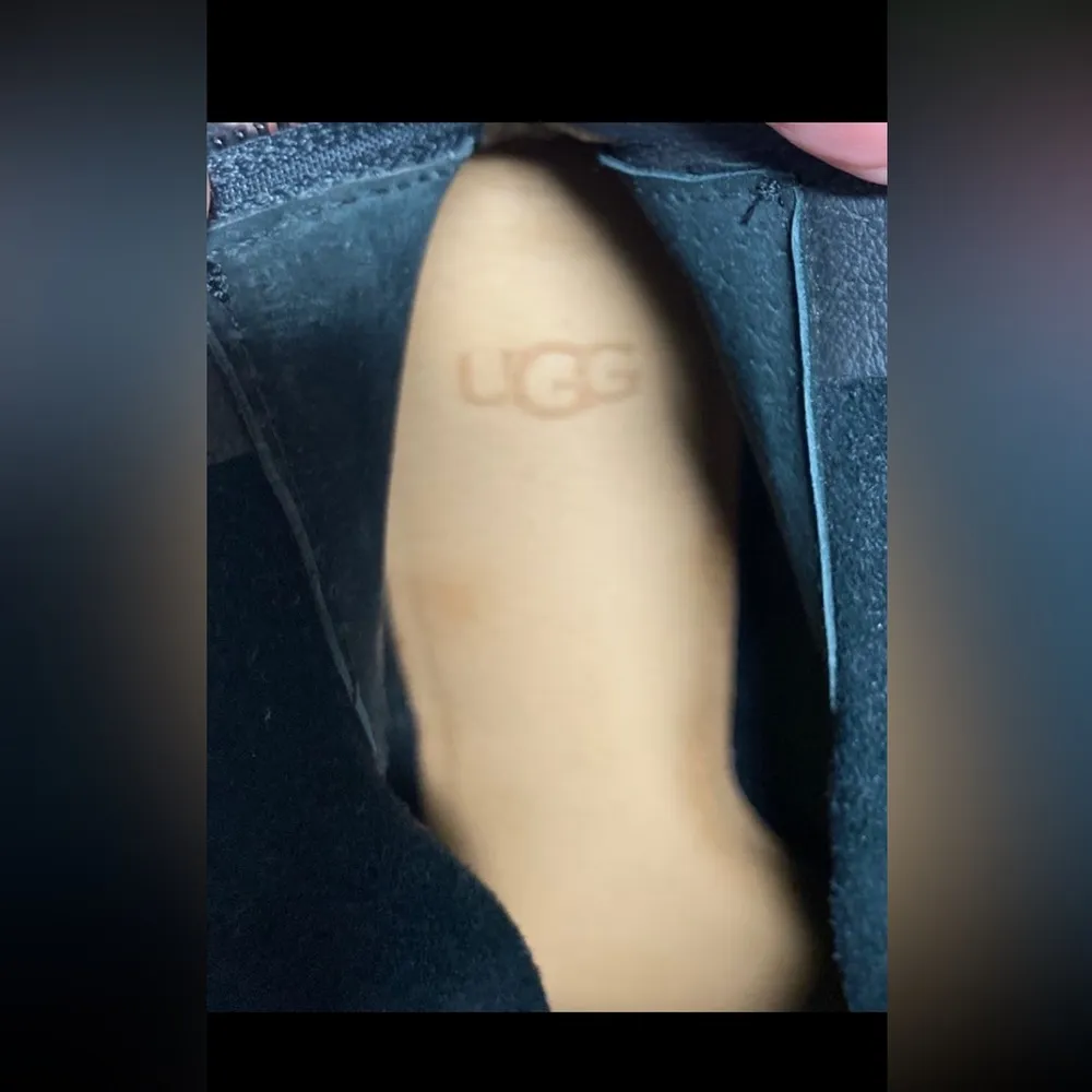 Ugg Bandara Black Suede Ankle Boots. Size 7 - Image 4