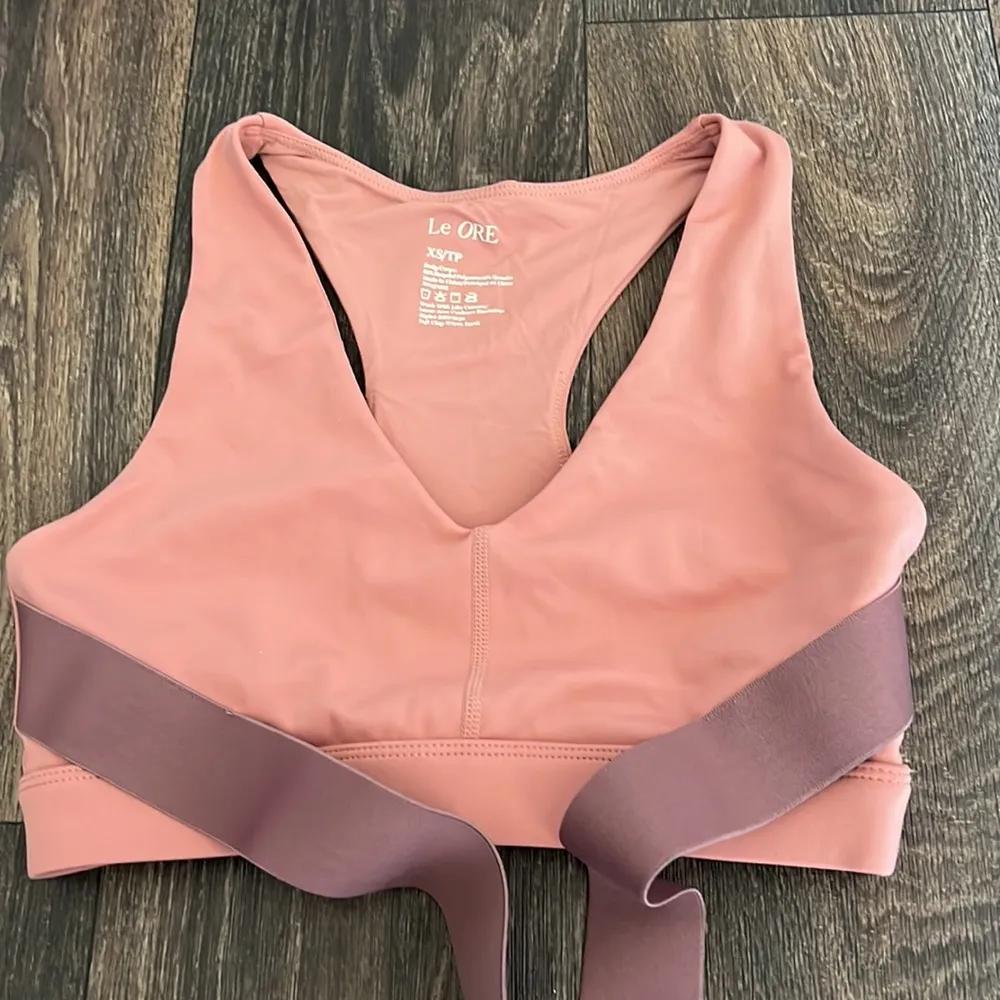 Le Ore Sports Bra Pink Size XS - Image 4
