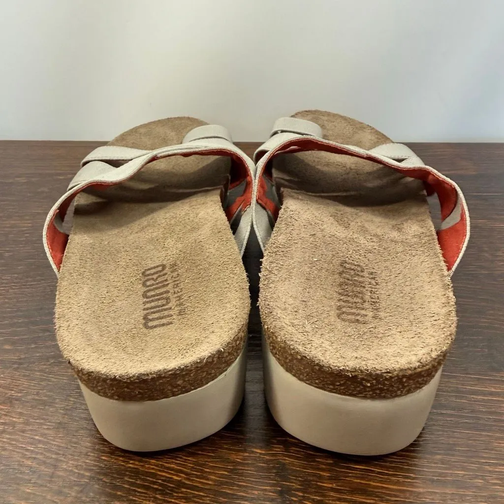 Munro leather strap walking wedge extra light sandal size 8 - Image 3