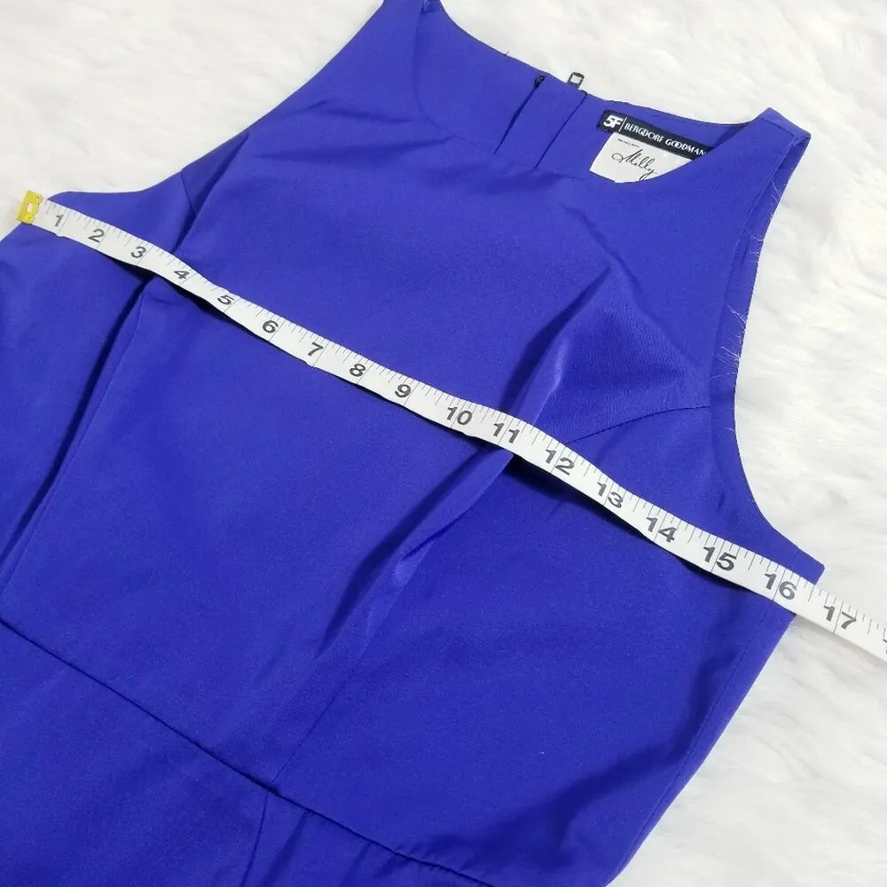 Milly 5F Bergdorf Goodman Cocktail Dress Blue Size 6 - Image 10