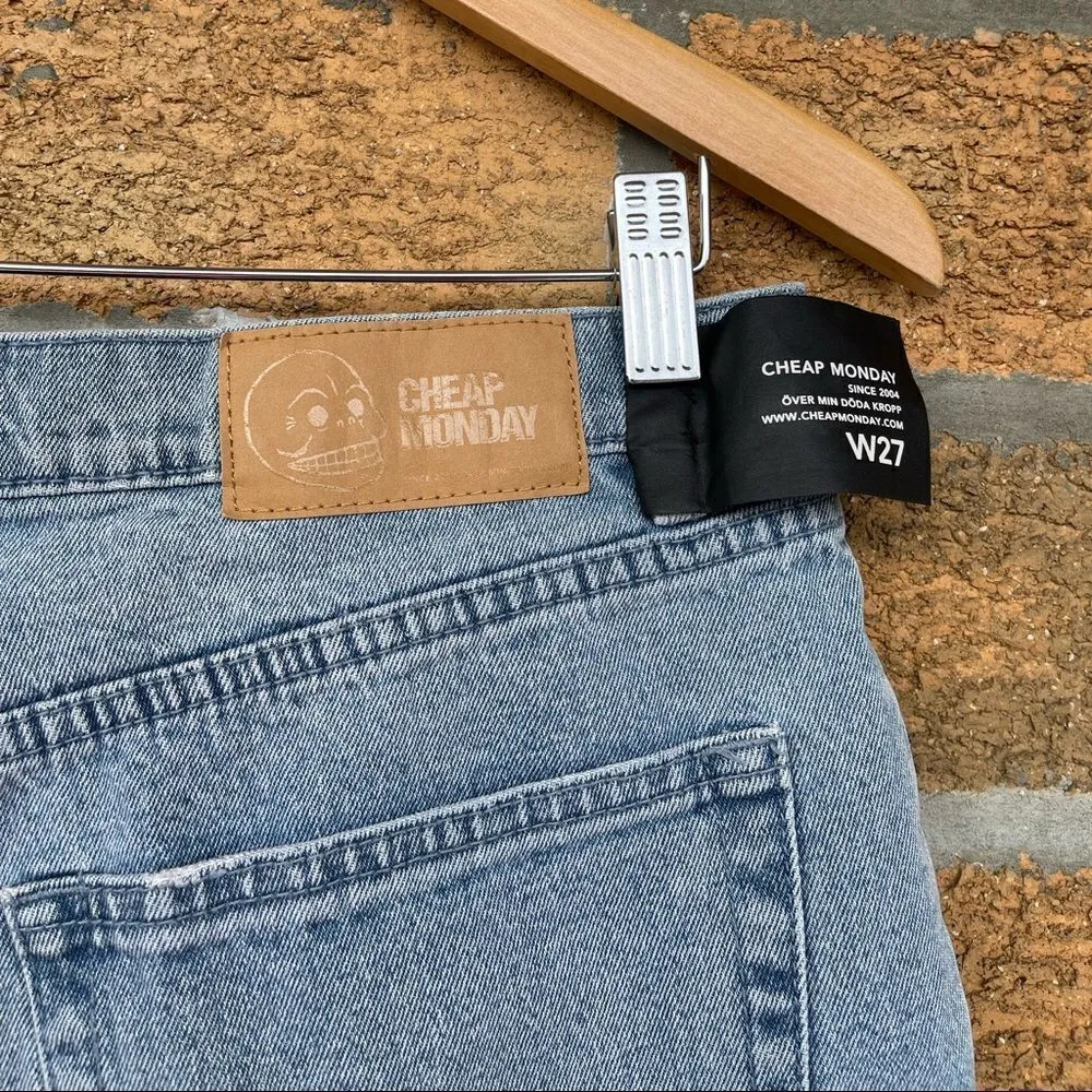 Cheap Monday Thrift Shorts In Whale 27 - Image 5