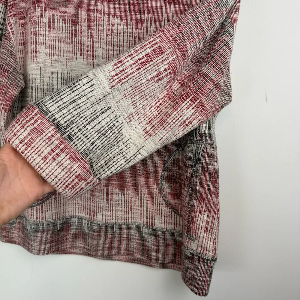 Anthropologie Postmark Etched Sunset Pullover Top Sz XS Pockets Art to Wear - Image 11