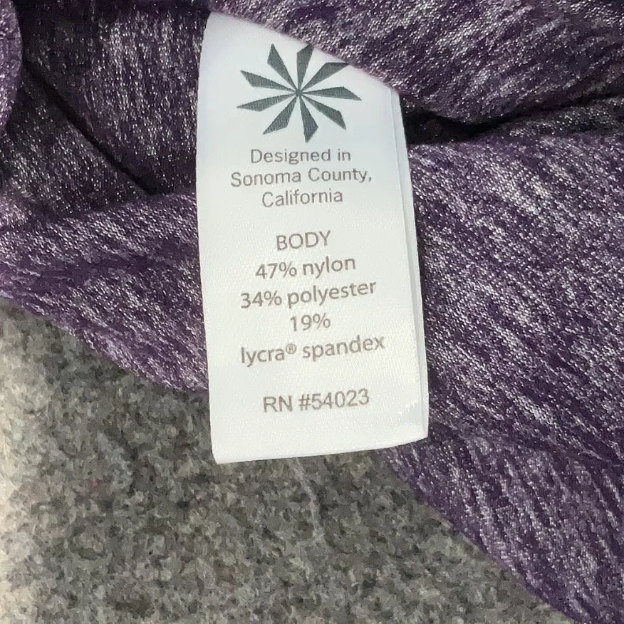 Athleta HIGH RISE QUEST CHATURANGA TO TOWN TIGHT Leggings Size S Plum Purple - Image 7