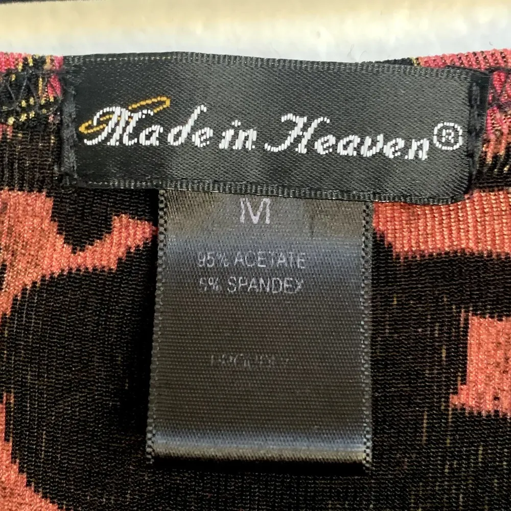 Vintage Y2K Made in Heaven Mesh Floral Maxi Dress Size M - Image 8