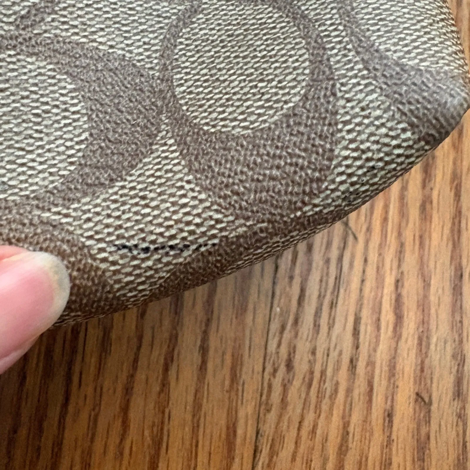 Coach Signature File Canvas Crossbody Bag Brown Tan Khaki Leather Trim - Image 15