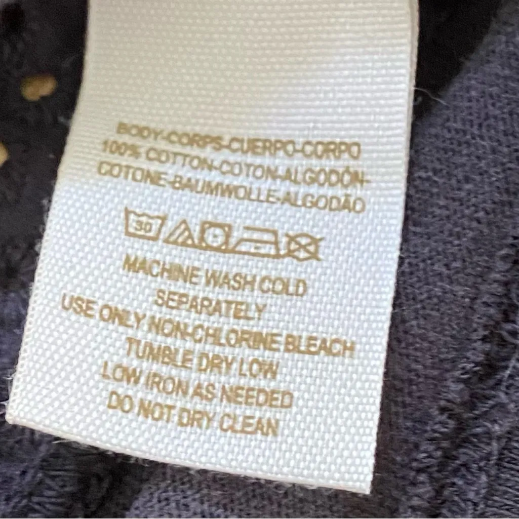 NWT‎ Free People We The Free Women’s XS Black Fitted Crop Long Sleeve Top - Image 6