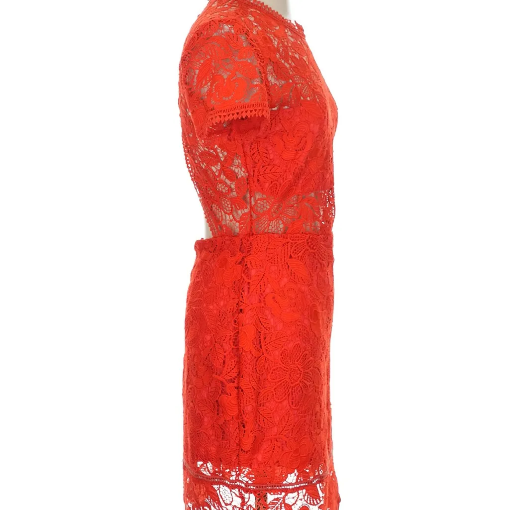 LOVERS + FRIENDS | REVOLVE Mon Amour Mini Dress | Red Lace  Cocktail Wedding | S - Image 13