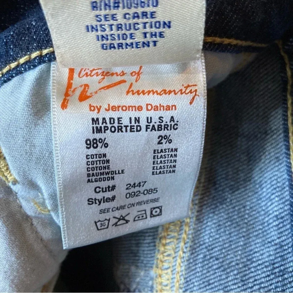 CITIZENS OF HUMANITY Big Sur Stretch Low Waist Flare Jeans #092 - Image 9