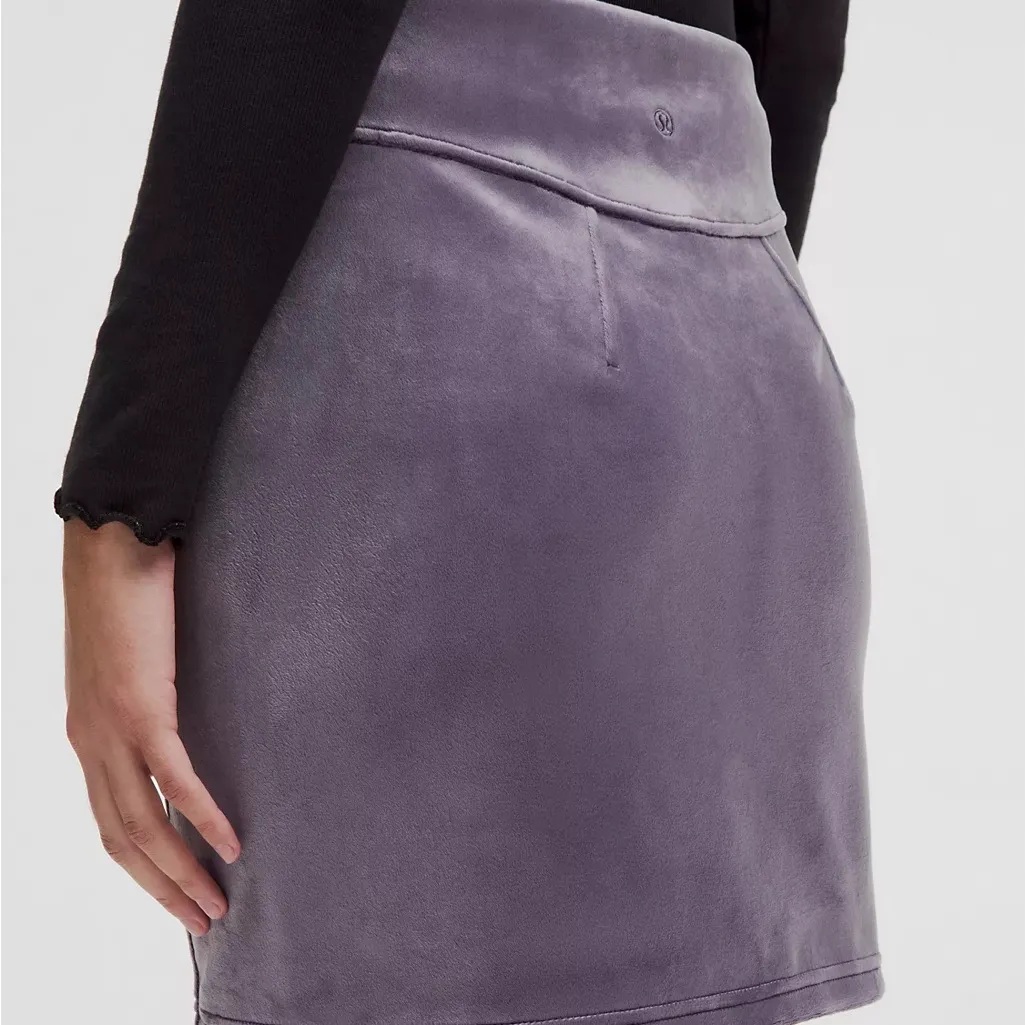 lululemon Scuba High-Rise Mini Skirt Velvet purple Size L - Image 5