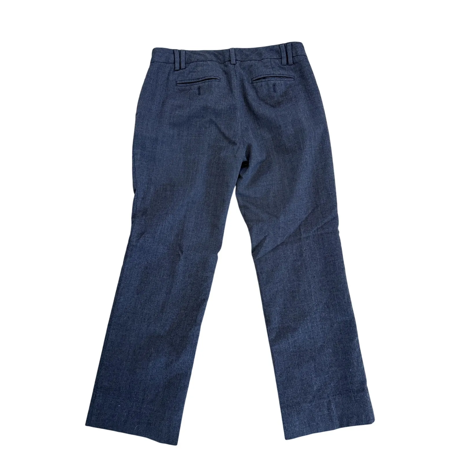 2007 Y2K Gap Gray Virgin Wool Straight Leg Trousers - Image 4