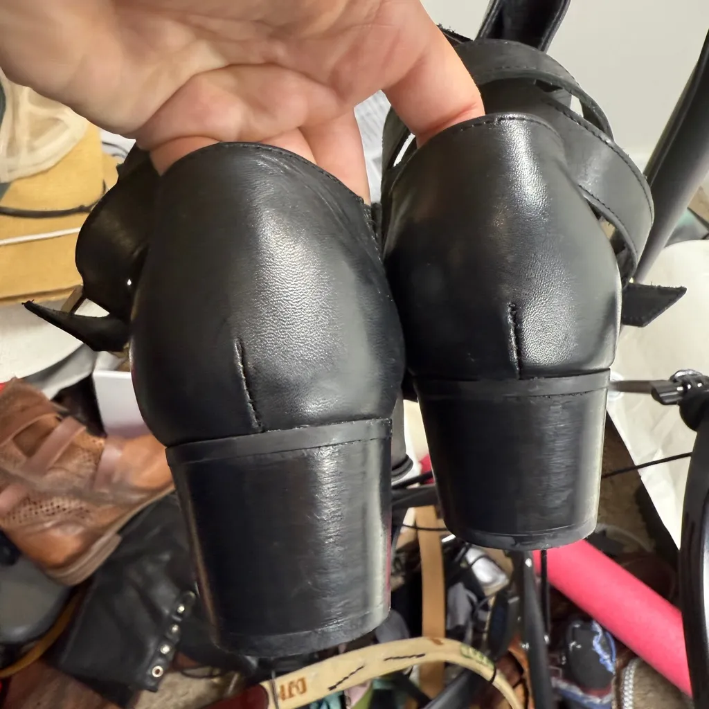 Kurt Geiger Black Leather Saint Wrap Ankle Boot Size 36 US 6 - Image 12