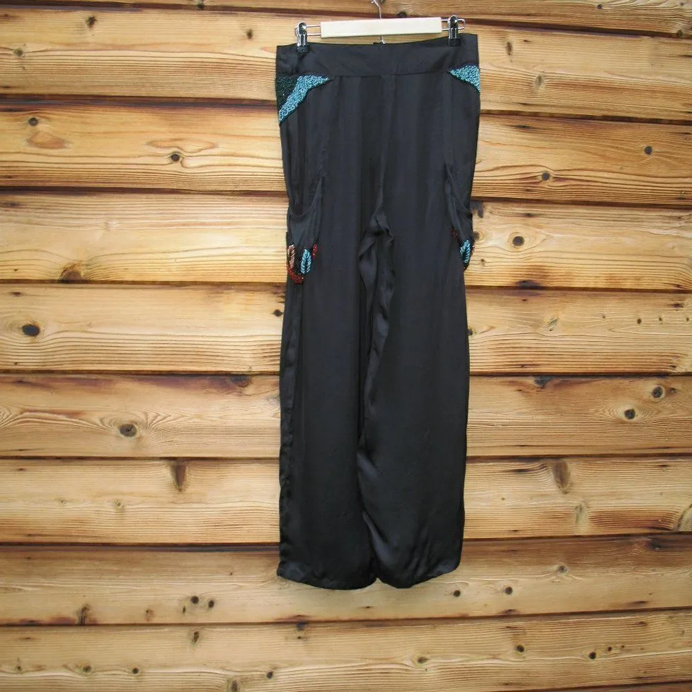 NWT Anthro Raga HTF RARE Beaded Pants - Image 8