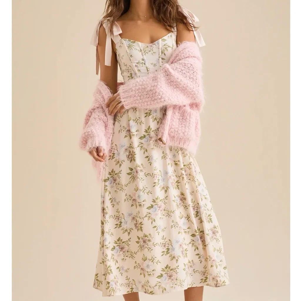 NEW Altar’d State Floral Maxi Dress Size Large available NWT - Image 3