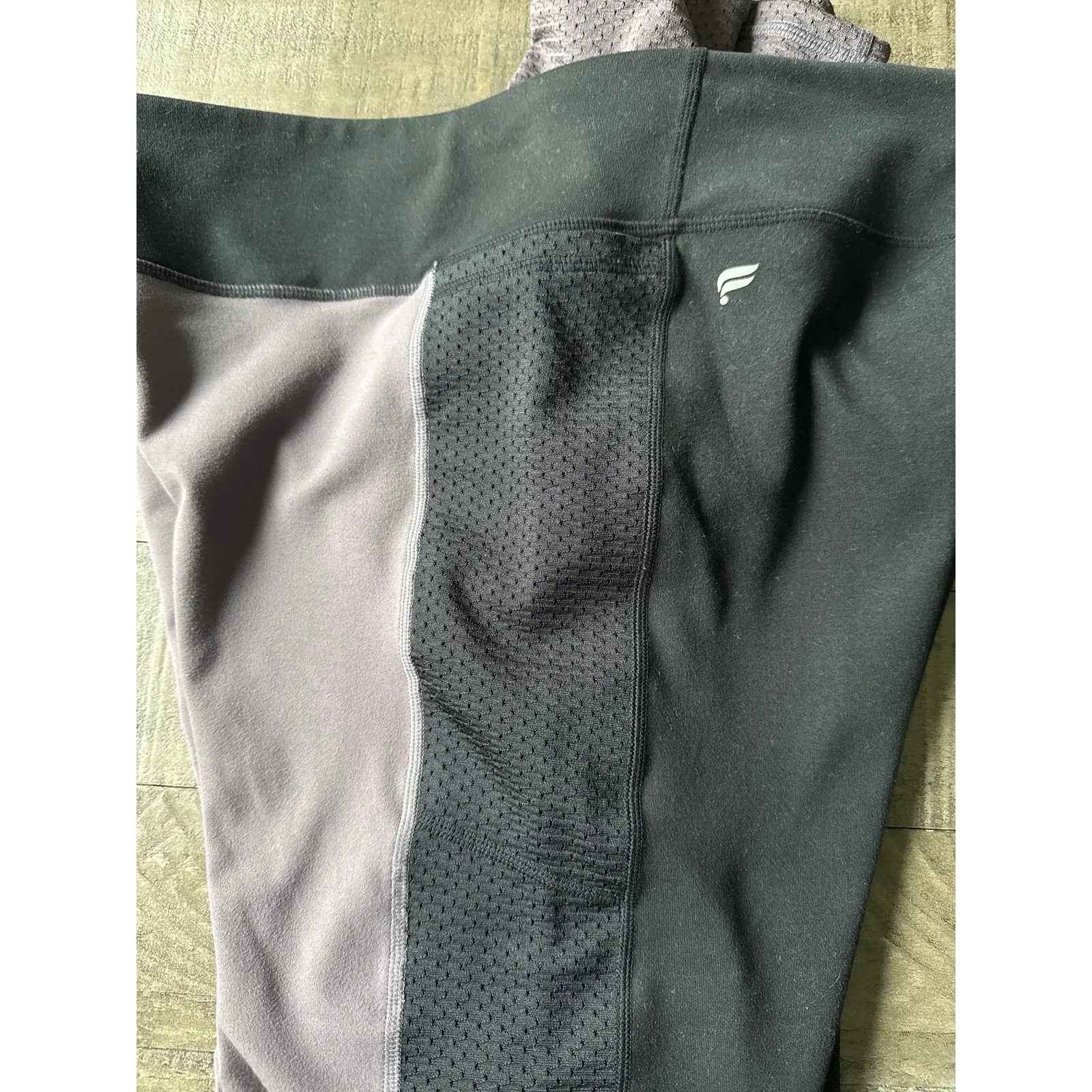 FABLETICS Powerhold Women's Lavender  Grey Mesh Yoga Running Leggings Size‎ XL - Image 8