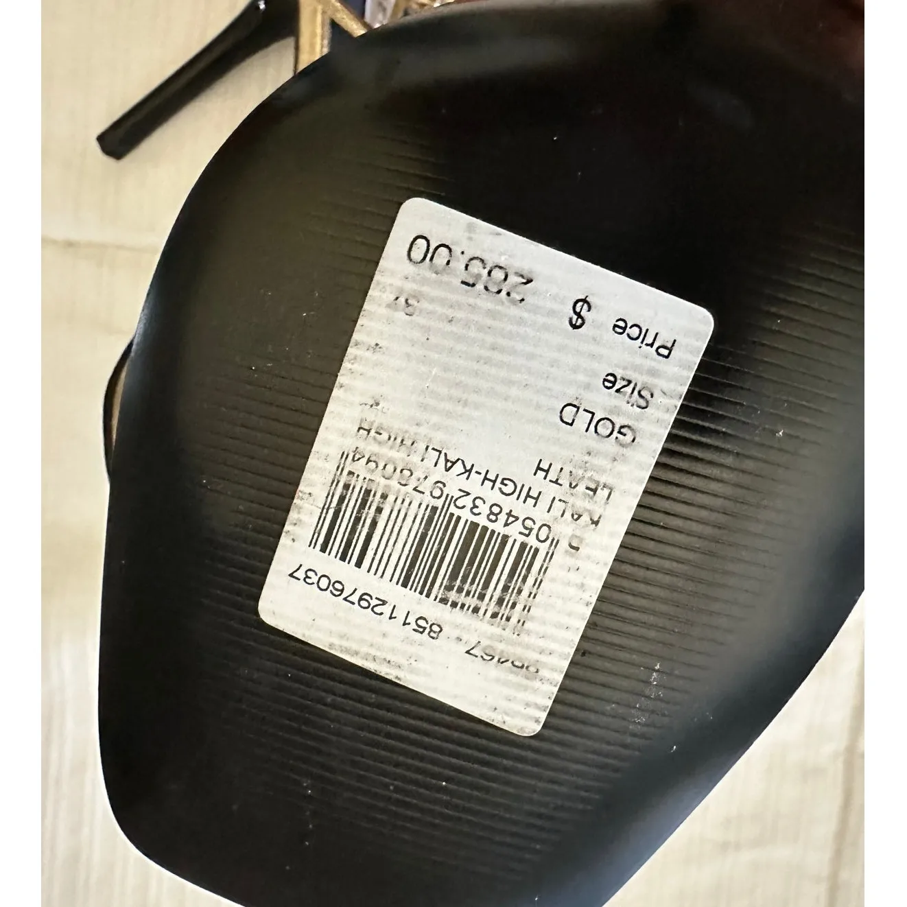 Reiss Kali Leather strappy Stiletto wrap Sandals in gold Metallic size 37 NWOT - Image 11