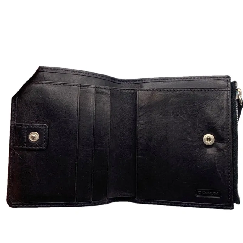 Vintage COACH Y2k Black Wallet - Image 5
