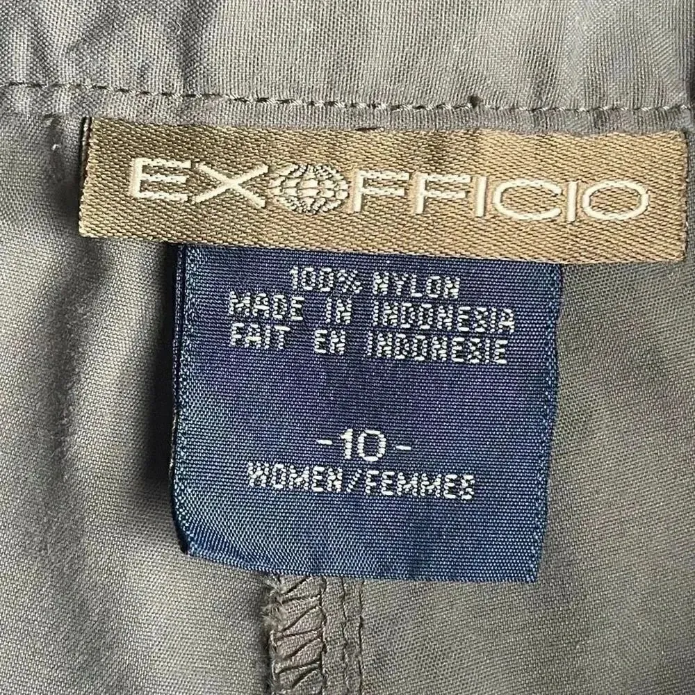 Exofficio Sporty Lightweight Women’s Hiking Breakaway Green Pants Sz 10 #1792 - Image 8