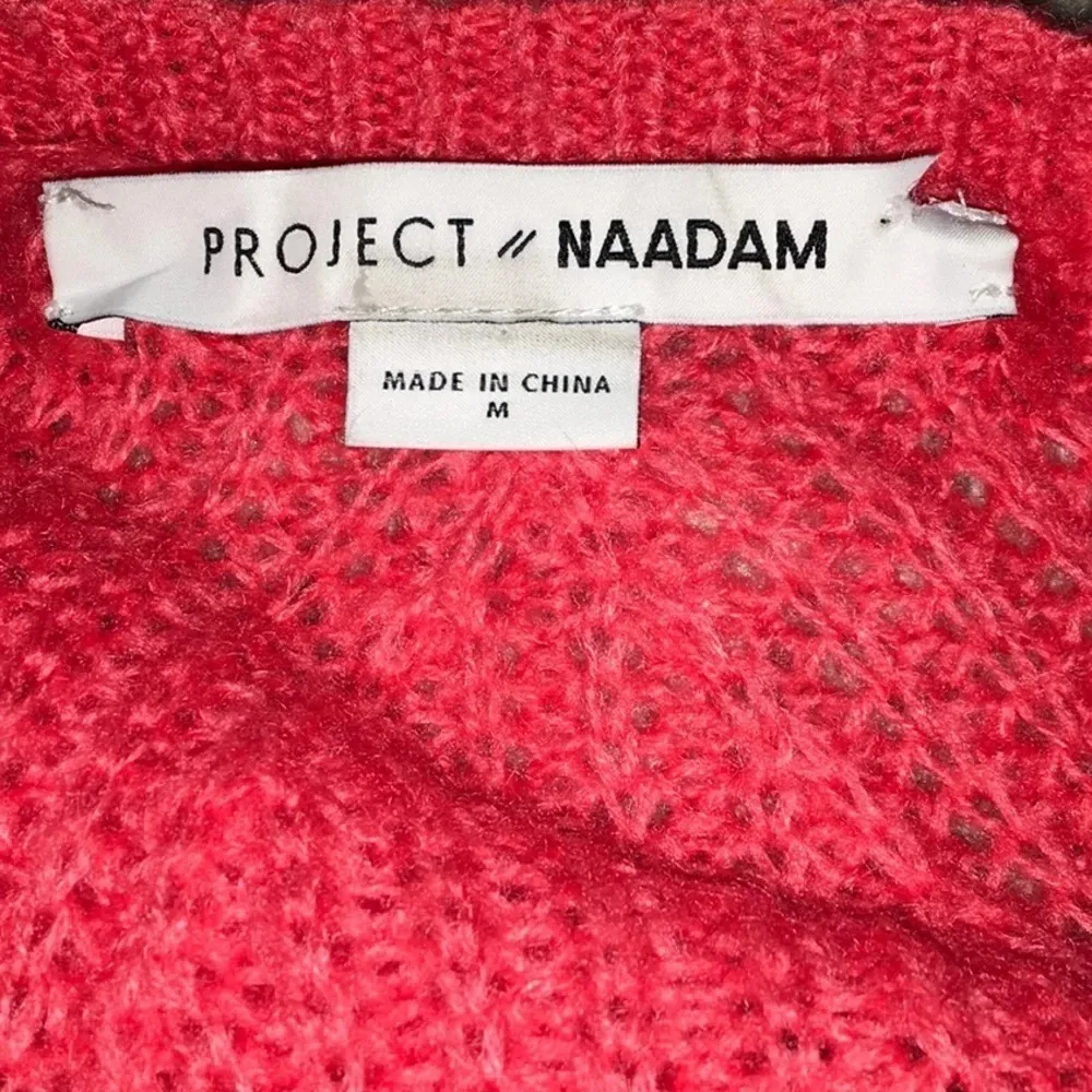 Naadam Open Knit Bell Sleeve Tie Sweater Top - Image 8