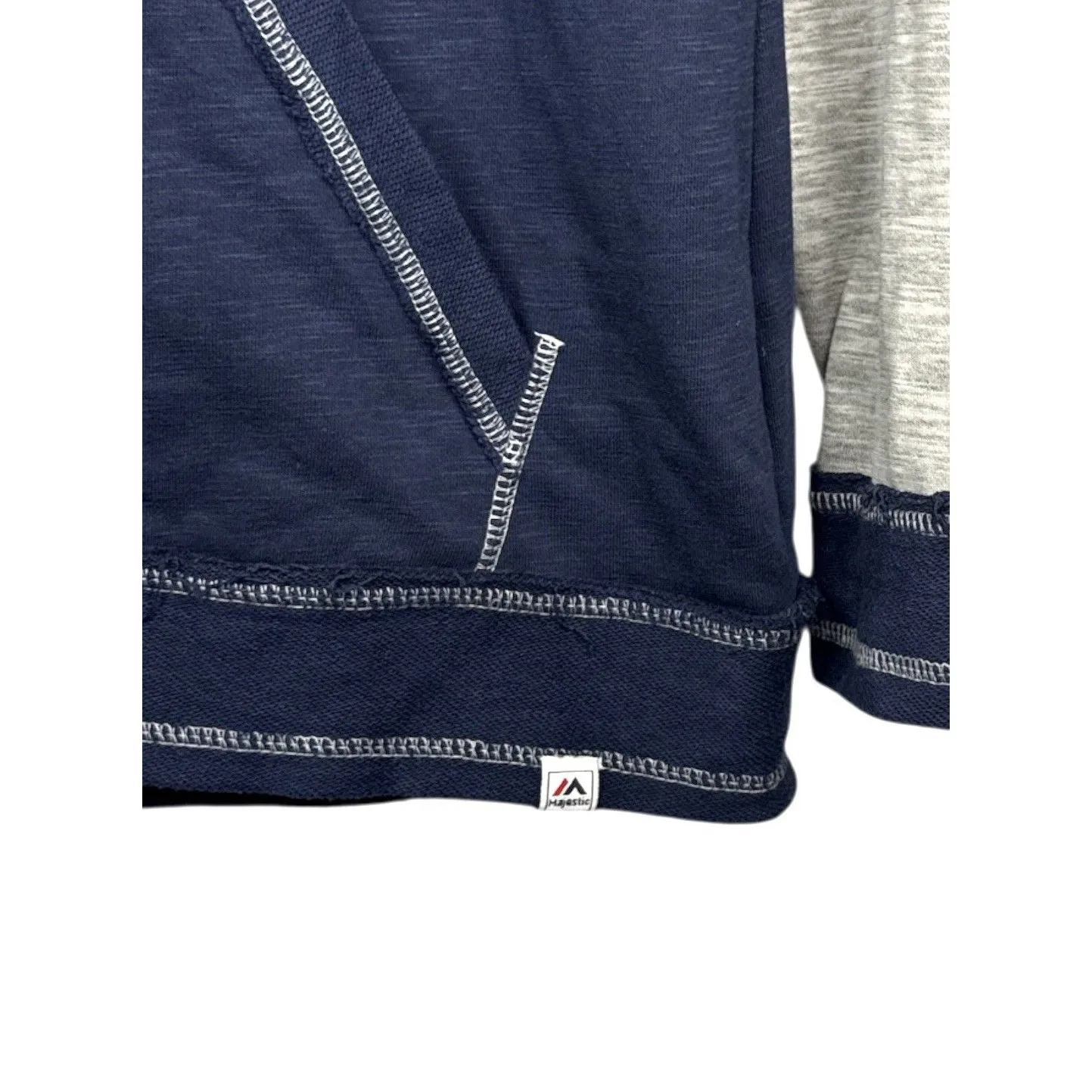 NHL Nashville Predators Women’s Hoodie Blue Gray Long Sleeve Majestic Medium - Image 2