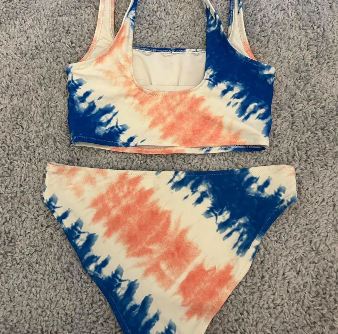 pink and blue tie dye bikini - Image 2