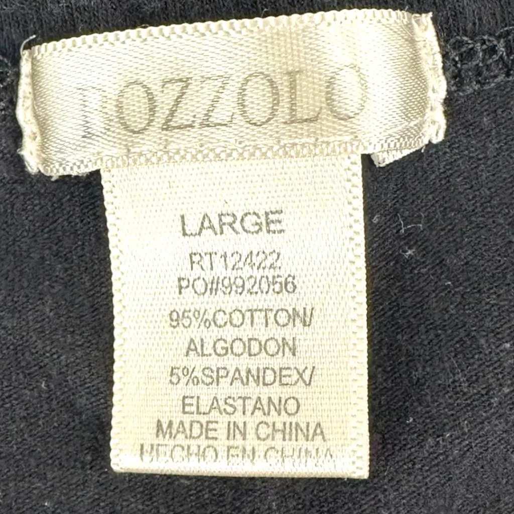 Bozzolo Black Halter Crop Top - Image 4