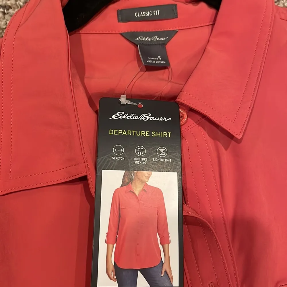 Eddie Bauer departure red orange NWT - Image 4
