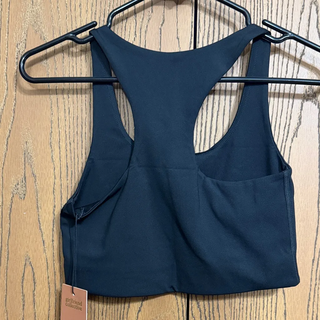 Girlfriend Collective Midnight Blue Sports Bra - Image 5