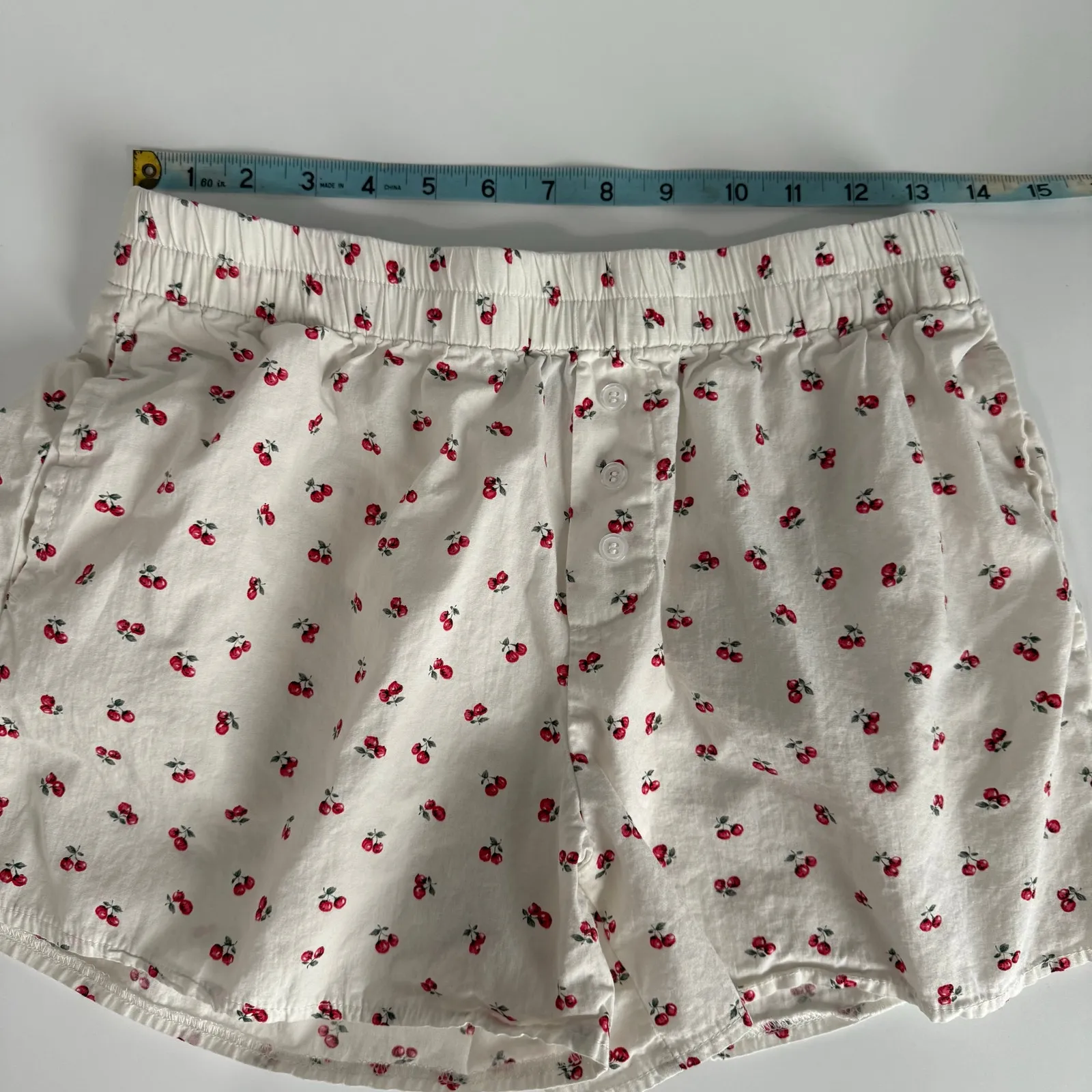 Beverly‎ and Beck Boxer Shorts Cherry Design Size Small - Image 6