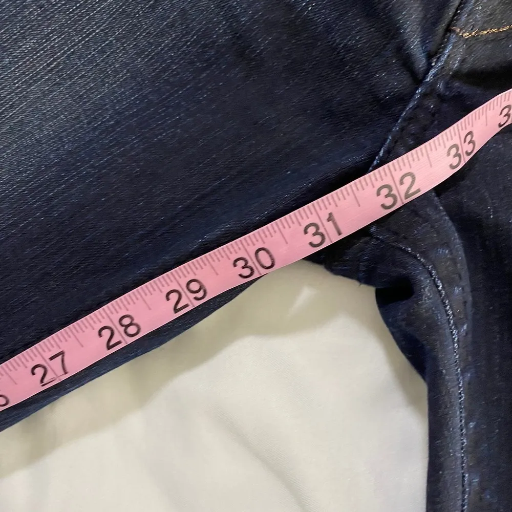 MEK Denim Kazan Jegging Dark Wash Low Rise Skinny Blue Jean Women's Size 29x32 - Image 4