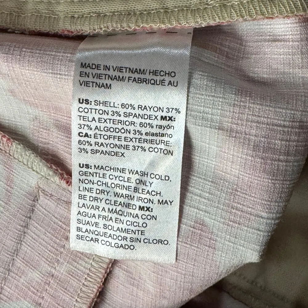 Chico’s SZ 2R (12R) Brigitte Slim Leg Crop Pants So Slimming Feather Pull-On New - Image 7