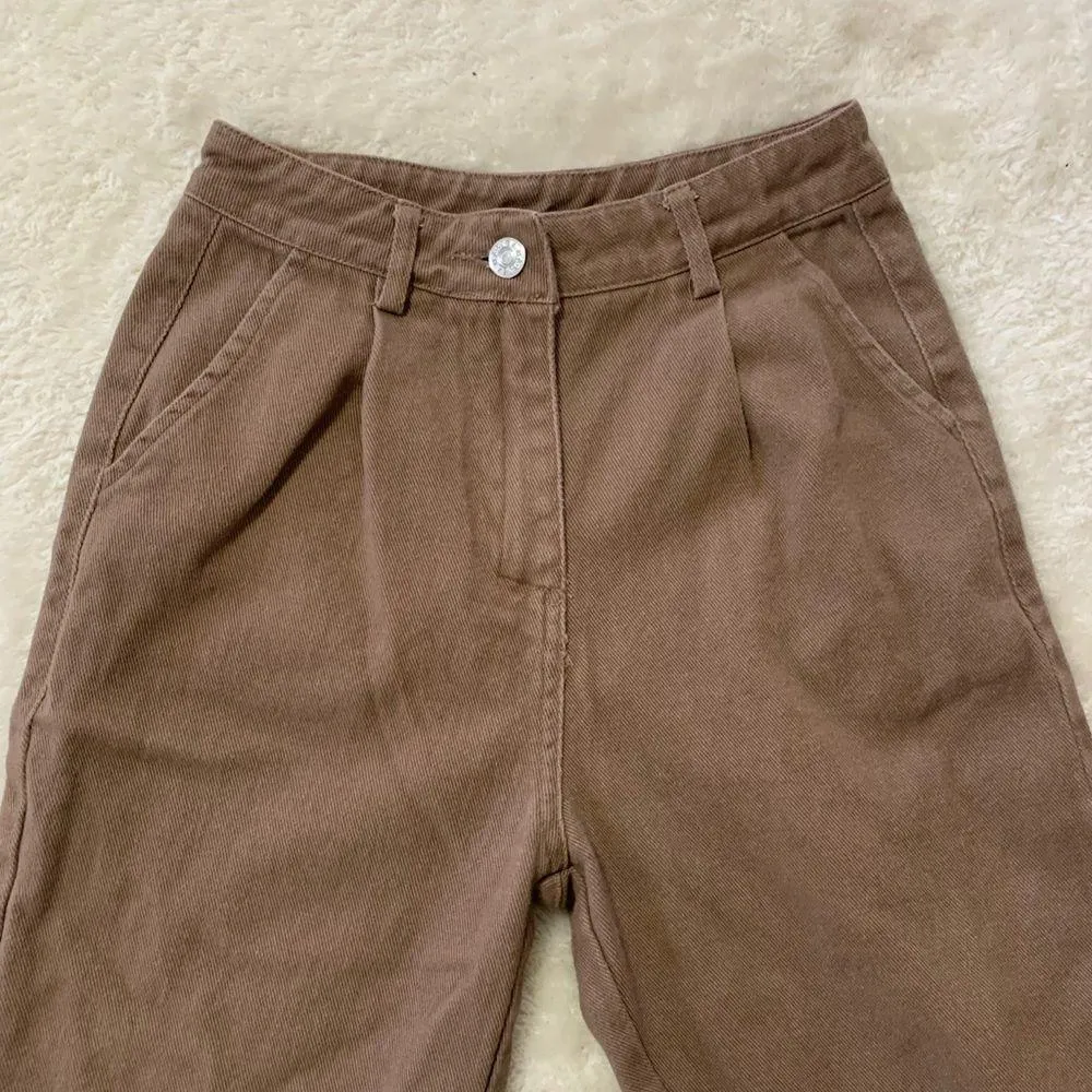 🌸(3/$20) dark academia brown trousers - Image 2