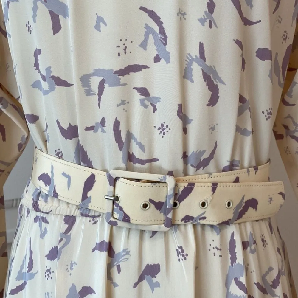 Vintage Dress 14 90s 80s Cottagecore Secretary Preppy Retro office RK Originals Purple - Image 14