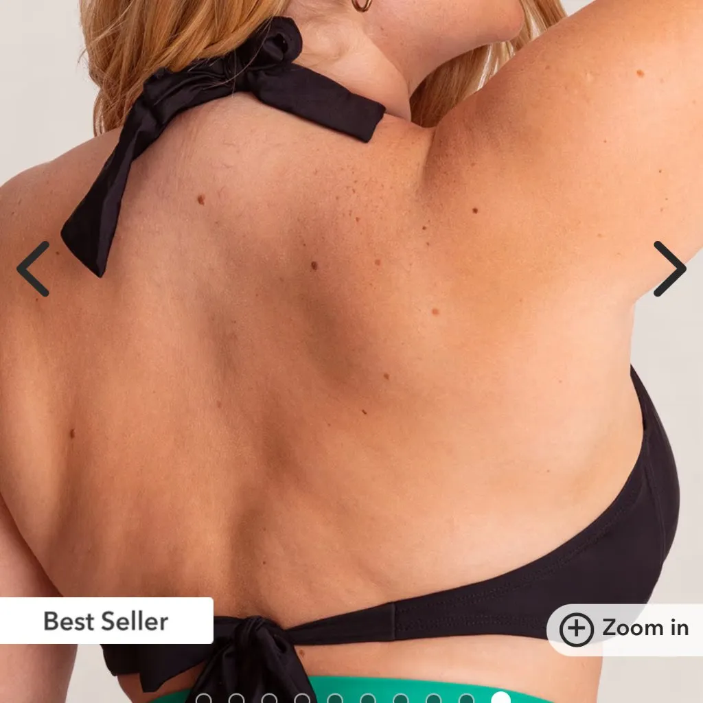 Shapermint Essentials Full Coverage Halter Bikini Top [A3 - Image 3