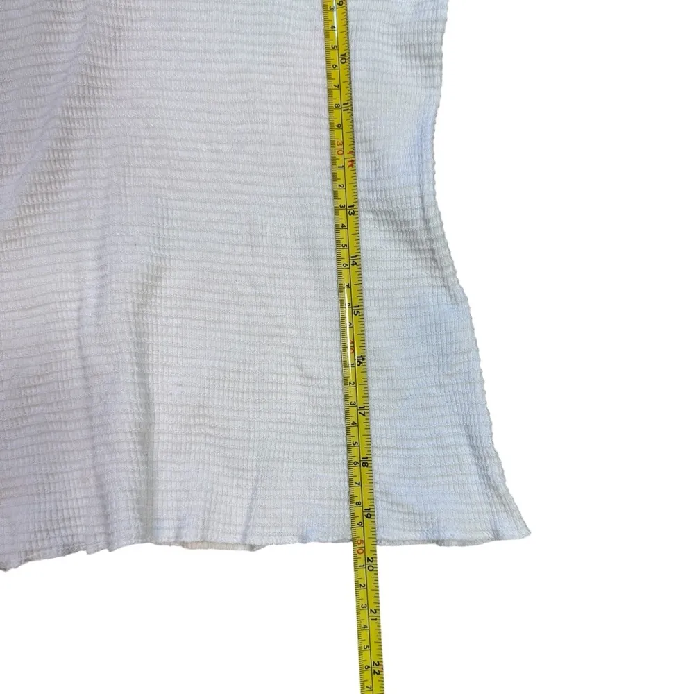 Michael Stars Retroversable White Long Sleeve Henley Top - Image 7