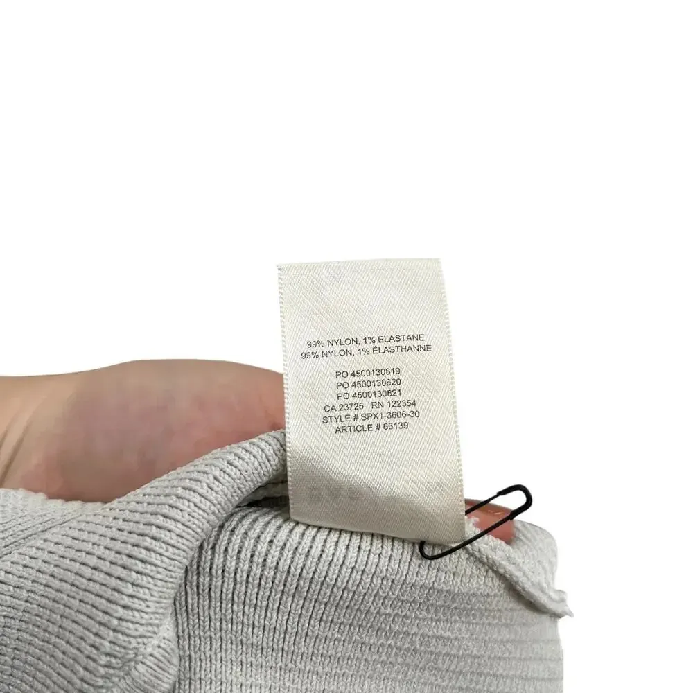 Aritzia Babaton Sculpt Knit Cropped Tank Top Squareneck‎ Gray Plus Size 1X - Image 9