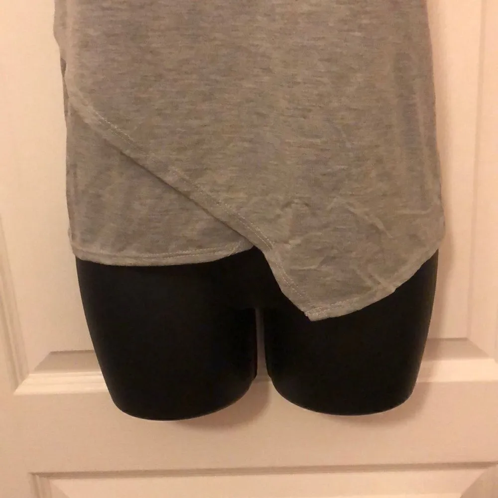 BONGO Asymmetrical tank in gray - Image 2