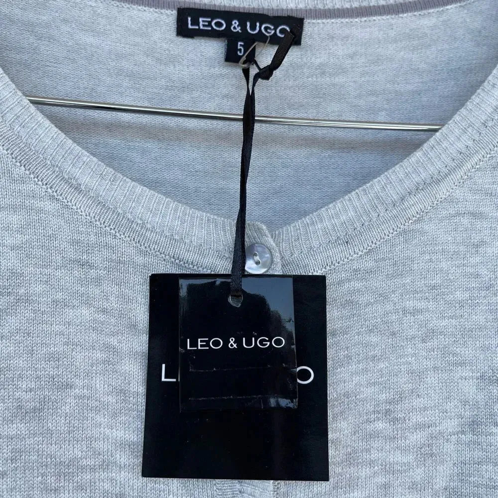 Leo & Ugo sweater set size 5 /XL Gray - Image 11
