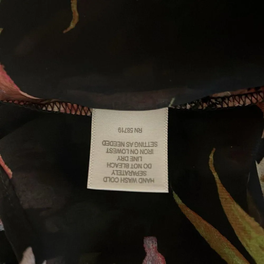 Relativity Women’s Floral Sheer Blouse RR6 - Image 5