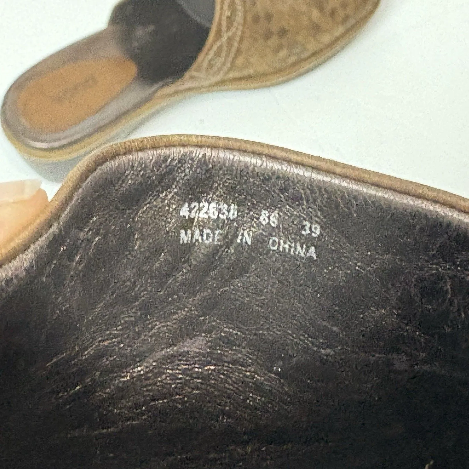 ECCO Leather Mules Women’s 39 (US 8 - Image 9