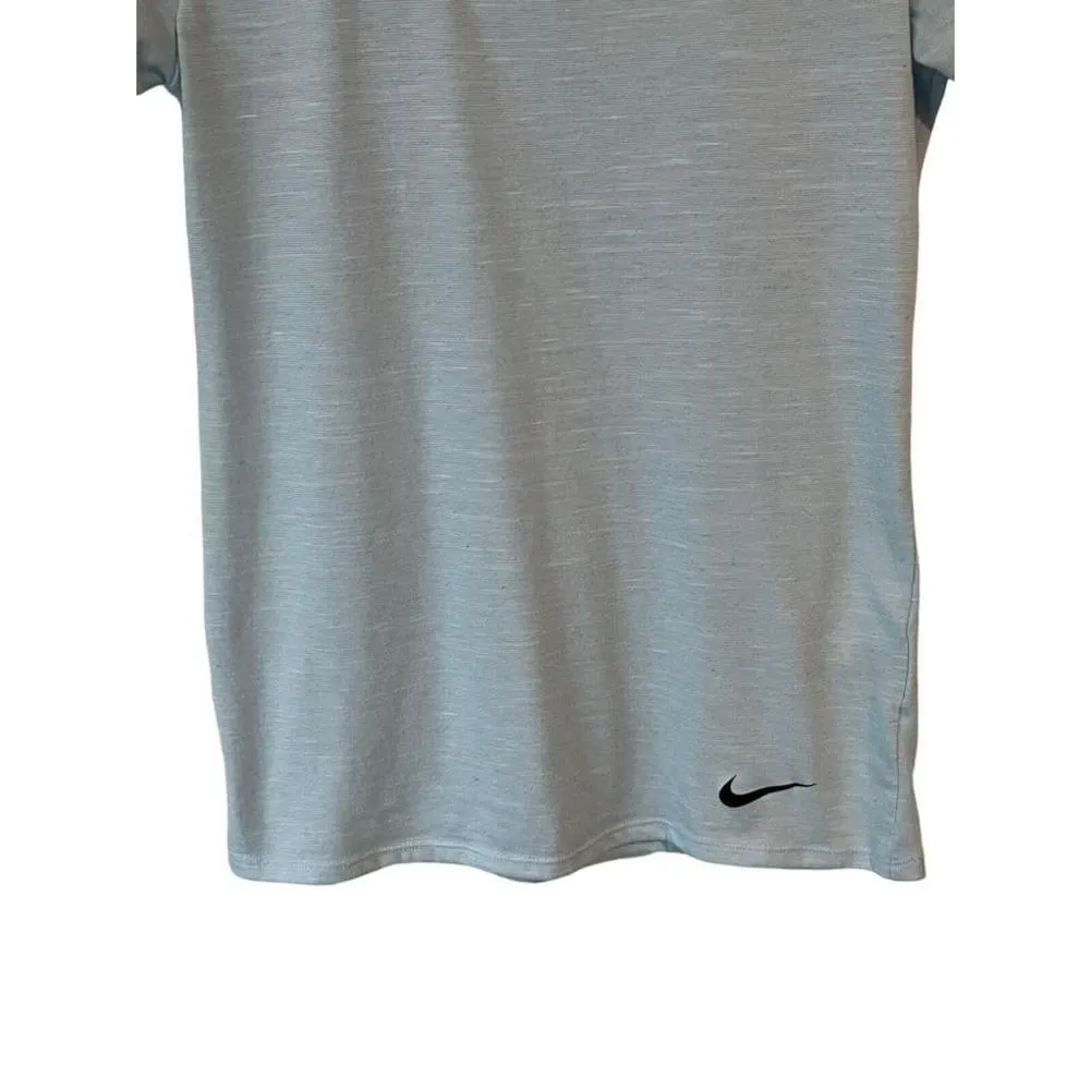 Nike Shirt Womens XS Dri-fit Baby Blue T Shirt Gym Fitness Activewear Tee - Image 4