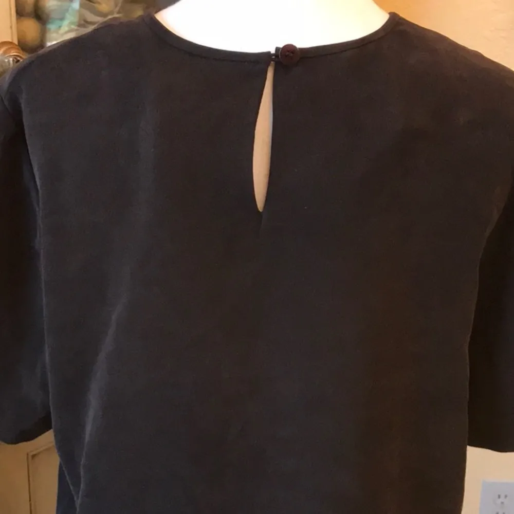 Chaus silk suit Brown Size 12 - Image 5