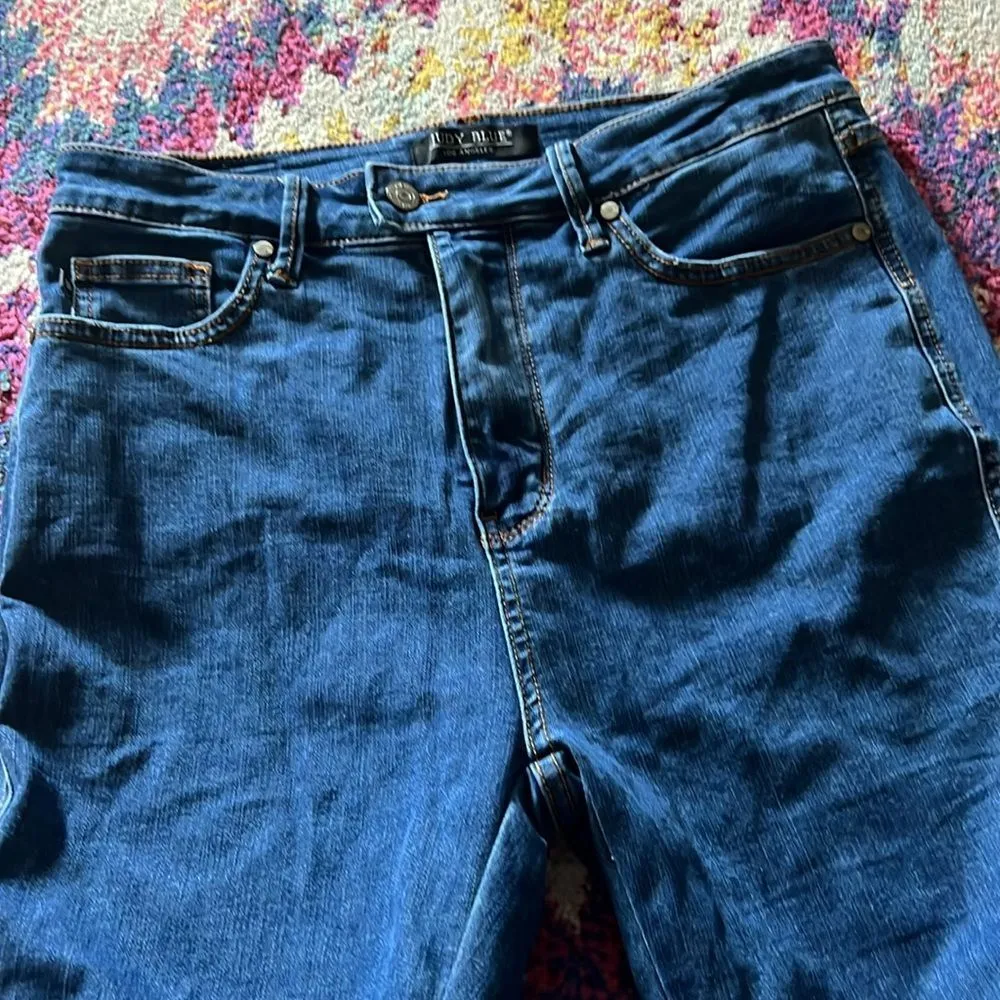 Jude blue high rise flare jeans 13/31 - Image 5