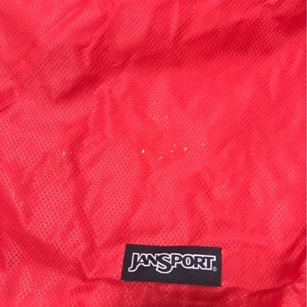 Jansport Y2K Vintage Red And Pink Backpack Preowned - Image 5